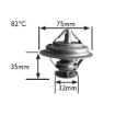 Picture of ISU7582 - Thermostat - 82 Deg C - Isuzu Truck 4Bai