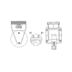 Picture of IC217 - Ignition Coil - Electronic - Evobus, Hitachi, Mercedes, Steyr, Tesla 