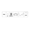Picture of FS2092 - Fan Switch - Citroen Berlingo/Xantia/ZX 1.9D - Peugeot 306/Partner 1.9D