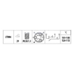 Picture of FS2078 - Fan Switch - Opel Astra, Calibra, Omega (Double Fan)