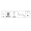 Picture of FS2071 - Fan Switch / Water Temperature Warning Light - Mercedes-Benz 190, 124