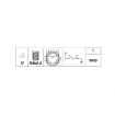 Picture of FS2039 - Fan Switch - Toyota Avensis 1.6i, 1.8i, Camry 3.0 V6 - Lexus RX300