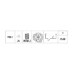 Picture of FS2037 - Fan Switch - Honda Jazz 1.2i, Ballade/Civic 1.5, 1.6 16V, CRX 1.6 Vti, CR-V 2.0 16V