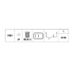 Picture of FS151 - Fan Switch - Volkswagen Caddy, Golf, Jetta, Passat, Vento