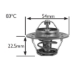 Picture of CUM1378 - Thermostat - 82 Deg C - Isuzu/Nissan/Renault/Triumph