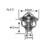 Picture of 6477 - Thermostat - 77 Deg C - Nissan 300ZX/370Z Roadster/Maxima/Infiniti