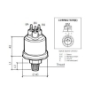 Picture of 360-081-063-001C - Pressure Sender Switch - 0 to 10 Bar - Warning Contact 5.2 Bar - M12X1.5