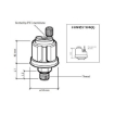 Picture of 360-081-052-003C - Pressure Sender - 0 to 3 Bar - No Warning Contact - M12x1.5