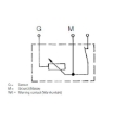 Picture of 360-081-039-003C - Pressure Sender Switch - 0 to 10 Bar - Insulated Contact 0.8 Bar - 1/8"X27 NPTF