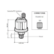 Picture of 360-081-029-001C - Pressure Sender - 0 Bar to 5 Bar - No Warning Contact - M10x1 Conical Short