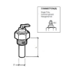 Picture of 323-801-008-002D - Temperature Sender - Ambient -25°C to +50°C - M10X1