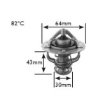 Picture of 2870 - Thermostat - 82 Deg C - Hyundai/Kia/Mitsubishi/Toyota/Infiniti/lexus/Nissan