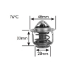 Picture of 2452 - Thermostat - 77 Deg C - Toyota/Nissan