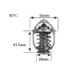 Picture of 2450 - Thermostat - 82 Deg C - Toyota/Mitsubishi/Lexus/SMART