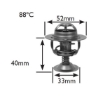 Picture of 2356 - Thermostat - 88 Deg C - Landrover Defender Cabrio/Station Wagon/Discovery I