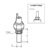 Picture of 232-011-017-087D - Temperature Switch - Switchpoint 40°C ± 3°C - M14X1.5