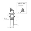 Picture of 232-011-005-019D - Temperature Switch - Switchpoint 96°C ± 3°C - 1/8"X27 NPTF
