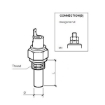 Picture of 232-011-005-015D - Temperature Switch - Switchpoint 130°C ± 10°C - M10X1.5