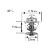 Picture of 1981 - Thermostat - 88 Deg C - Ford Escort VI/Saloon/Turnier/Focus/Saloon/Mondeo Saloon