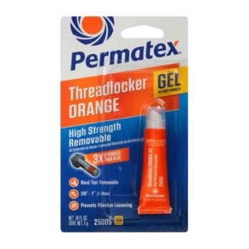 Picture of 25005 - High Strength Removable Threadlocker Orange Gel - 5 grams