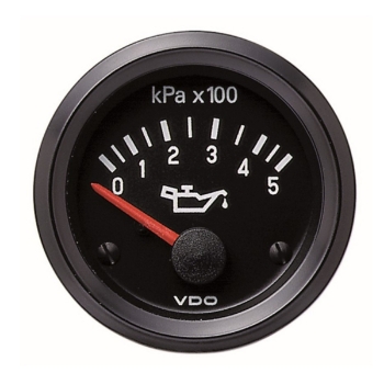 Picture of 350-010-008K - Pressure Gauge - Cockpit Vision 52mm 500 Kpa Oil Pressure 12V