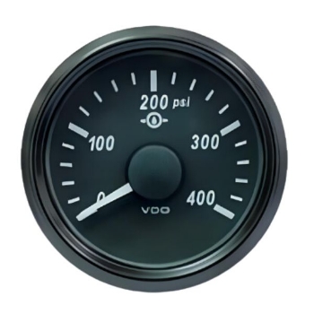 Picture of A2C3833500030 - Pressure Gauge - SingleViu 52mm 400 Psi Transmission Pressure 12/24V
