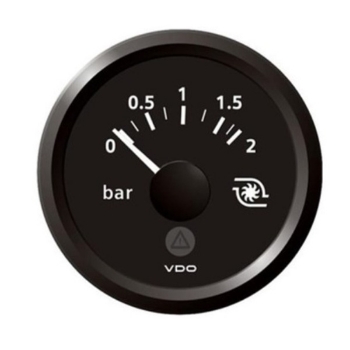 Picture of A2C59514152 - Pressure Gauge - Viewline 52mm 2 Bar Turbo Pressure 12V/24V