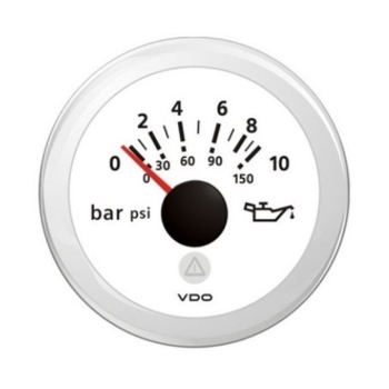 Picture of A2C59514199 - Pressure Gauge - Viewline 52mm 10 Bar Oil Pressure 12V/24V