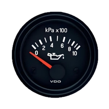 Picture of 350-040-017C - Pressure Gauge - Cockpit International 52mm 1000 Kpa Oil Pressure 24V