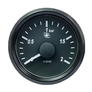 Picture of A2C3833490030 - Pressure Gauge - SingleViu 52mm 2 Bar Turbo Pressure 12/24V