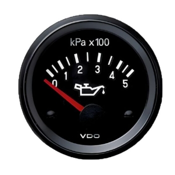 Picture of 350-040-016C - Pressure Gauge - Cockpit International 52mm 500 Kpa Oil Pressure 24V