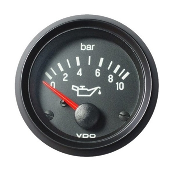 Picture of 350-040-004C - Pressure Gauge - Cockpit International 52mm 10 Bar Oil Pressure 24V
