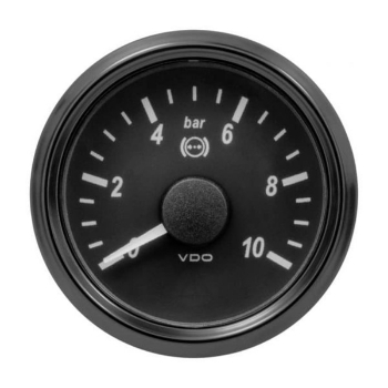 Picture of A2C3833450001 - Pressure Gauge - SingleViu 52mm 10 Bar Brake Pressure 12/24V (Gauge Only)