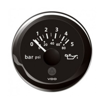 Picture of A2C59514123 - Pressure Gauge - Viewline 52mm 5 Bar Oil Pressure 12V/24V