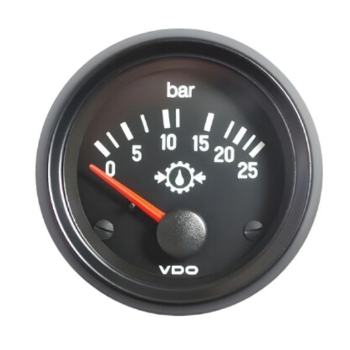 Picture of 350-040-005C - Pressure Gauge - Cockpit International 52mm 25 Bar Transmission Pressure 24V