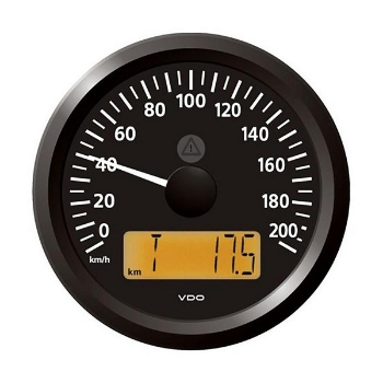 Picture of A2C59512370 - Speedometer - Viewline 85mm 200 KM/h 12V/24V
