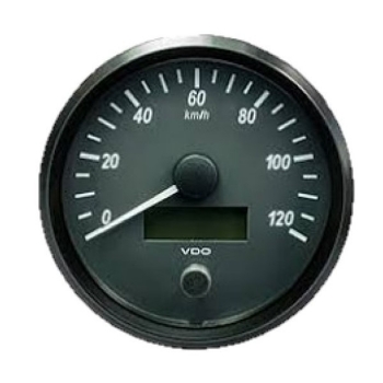 Picture of A2C3832860001 - Speedometer - SingleViu 100mm 120 KM/h 12V/24V (Gauge Only)