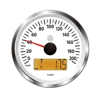 Picture of A2C59512382 - Speedometer - Viewline 85mm 200 KM/h 12V/24V