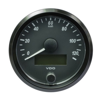 Picture of A2C3832910001 - Speedometer - SingleViu 80mm 120 KM/h 12V/24V (Gauge Only)