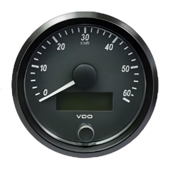 Picture of A2C3832890030 - Speedometer - SingleViu 80mm 60 KM/h 12V/24V