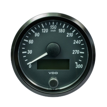 Picture of A2C3832950030 - Speedometer - SingleViu 80mm 300 KM/h 12V/24V