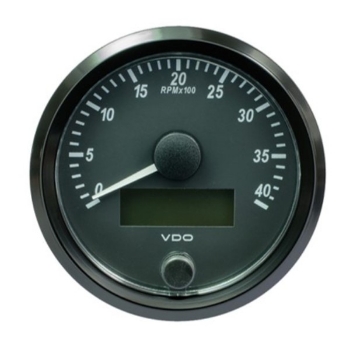 Picture of A2C3832990030 - Tachometer - SingleViu 80mm 4000 Rpm 12V/24V