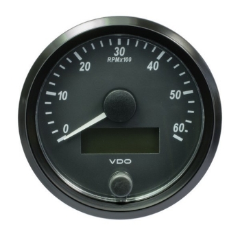 Picture of A2C3833010030 - Tachometer - SingleViu 80mm 6000 Rpm 12V/24V