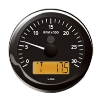 Picture of A2C59512390 - Tachometer - Viewline 85mm 3000 Rpm 12V/24V