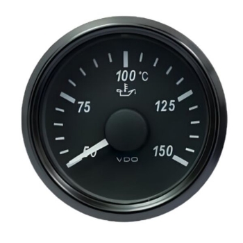 Picture of A2C3833380030 - Temperature Gauge - SingleViu 52mm 12V/24V 50°C - 150°C Oil