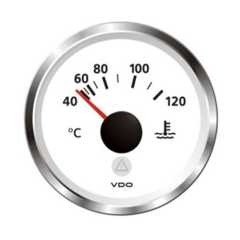 Picture of A2C59514239 - Temperature Gauge - Viewline 52mm 12V/24V 40°C - 120°C Coolant