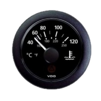 Picture of A2C59514170 - Temperature Gauge - Viewline 52mm 12V/24V 40°C - 120°C Coolant