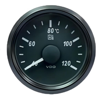Picture of A2C3833510030 - Temperature Gauge - SingleViu 52mm 12V/24V 40°C - 120°C Hydraulic
