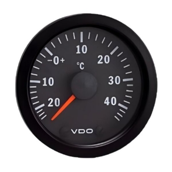 Picture of 397-015-001K - Temperature Gauge - Cockpit Vision 52mm 12V -25C to +50 Ambient