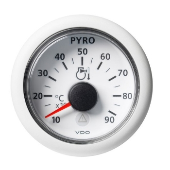 Picture of A2C59512333 - Pyrometer Gauge - Viewline 52mm 12V/24V 100°C - 900°C Manifold Temperature
